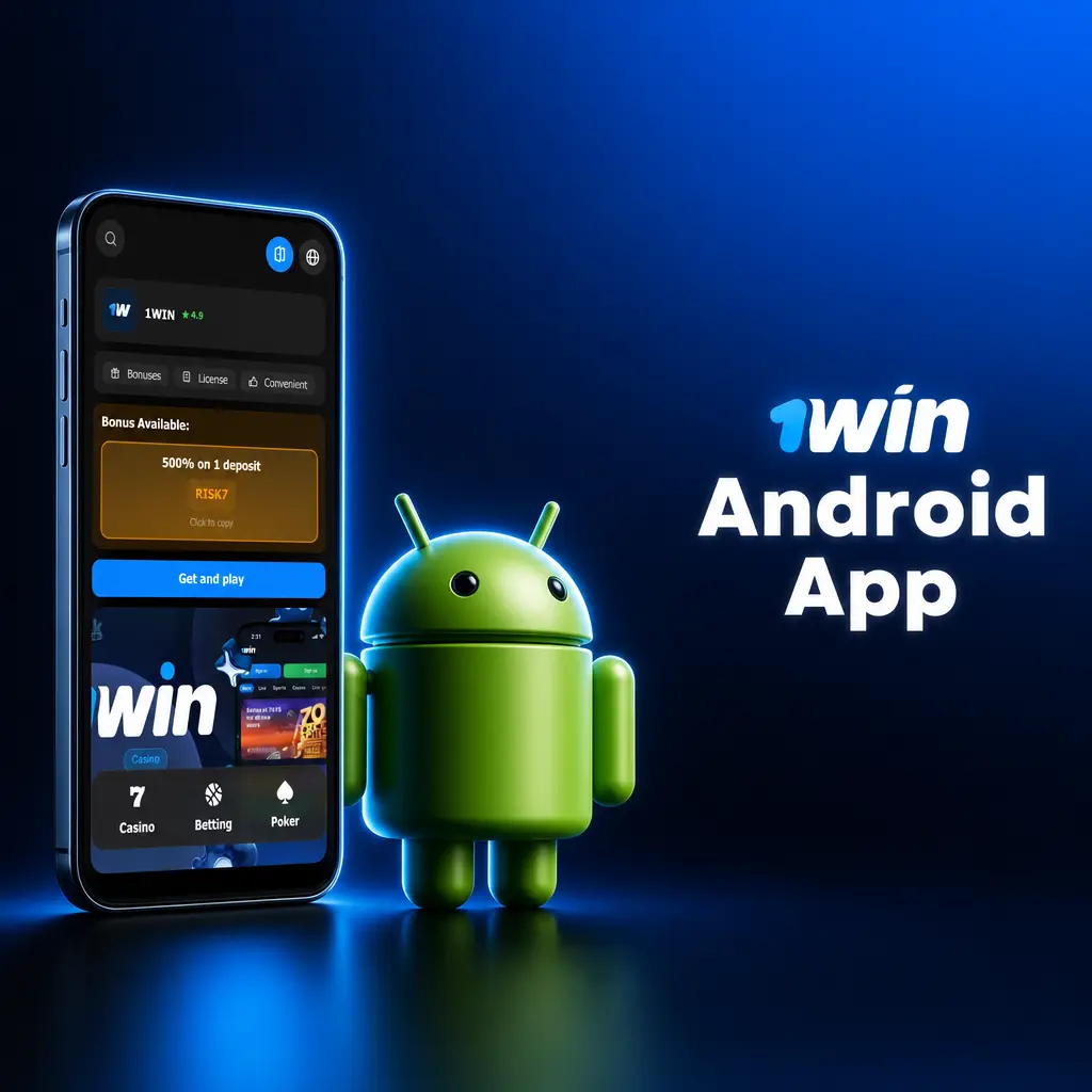 1win Android app download button for mobile betting and casino games in the Philippines