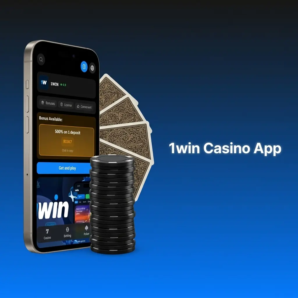 1win casino app showing slots, live dealer games, and table games from top providers like Evolution Gaming and Pragmatic Play