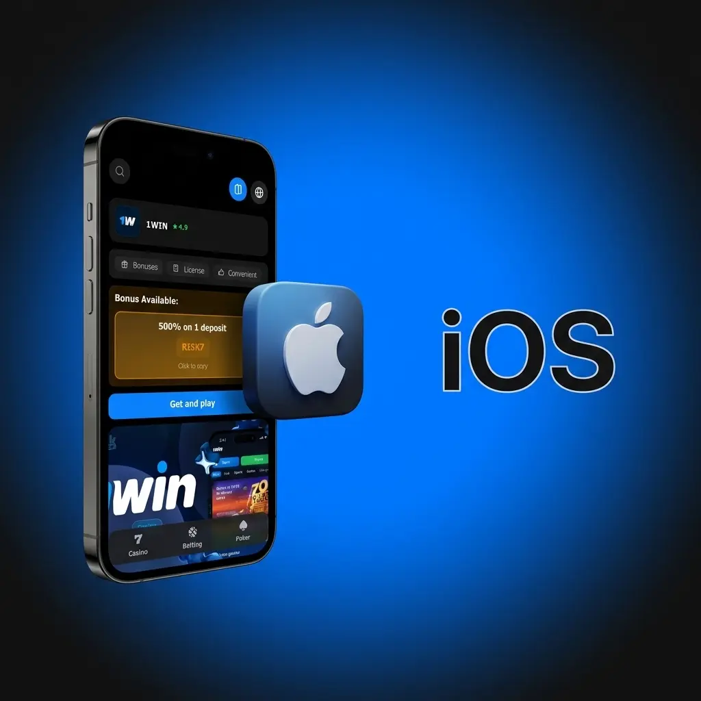 1win iOS app download steps for iPhone and iPad running iOS 12.0 or later via the App Store