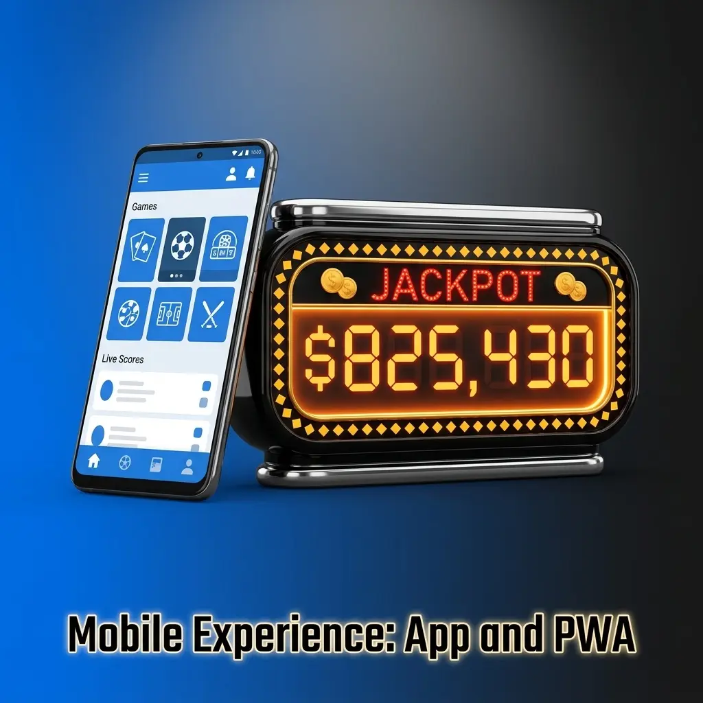 1win PWA app installed on a smartphone offering stable performance and low data usage for mobile betting