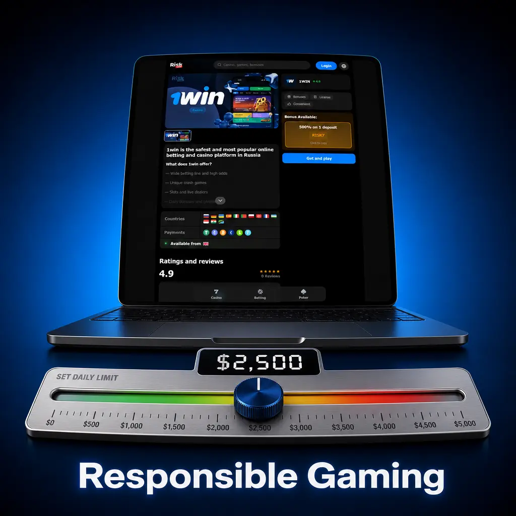 1win responsible gaming tools for Filipino players including deposit limits, self-exclusion, and age verification features