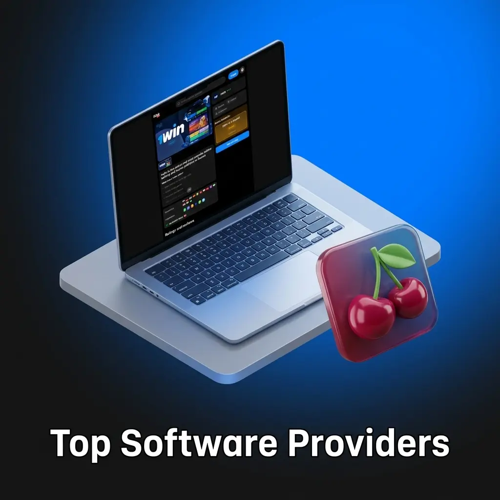 Top software providers for 1win including Pragmatic Play, NetEnt, Evolution Gaming, and other licensed studios