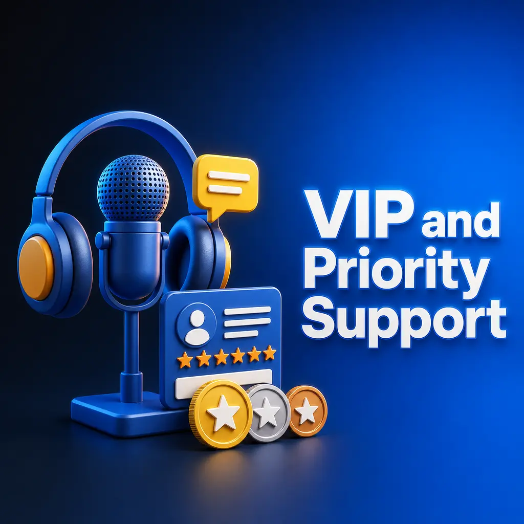 1win VIP priority support service offering faster response times and personalized assistance for high-tier players