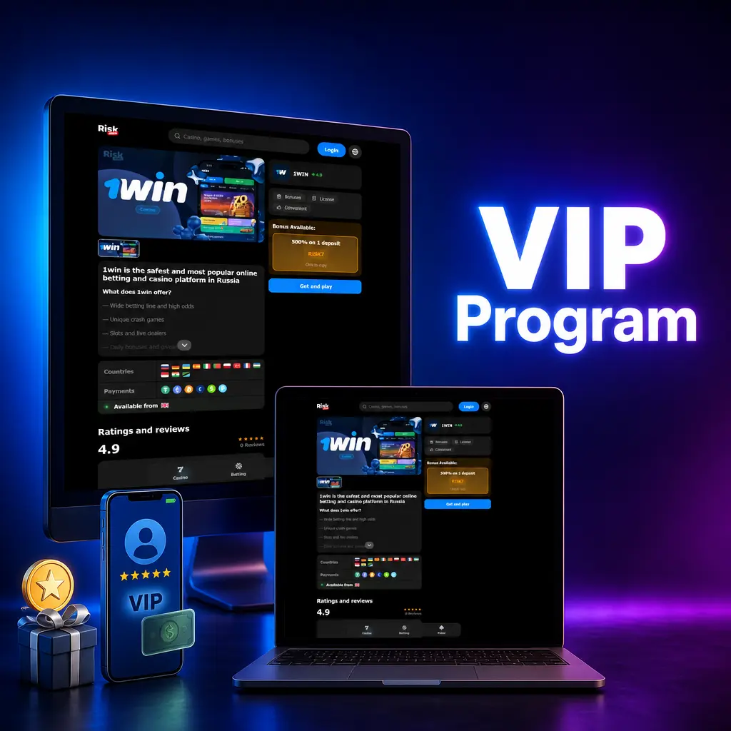 1win VIP loyalty program rewards frequent players with points, bonus funds, priority support, and exclusive promotional offers