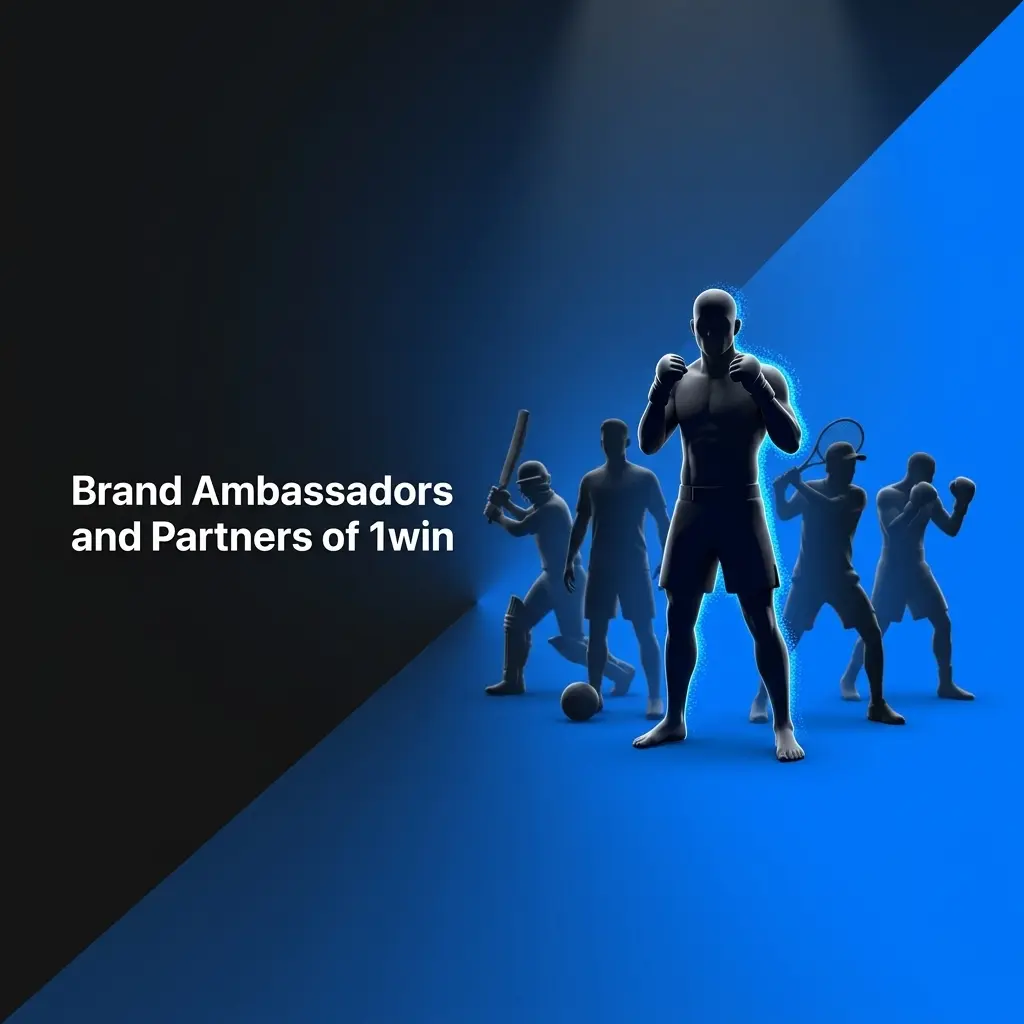 1win brand ambassadors including Neymar Jr, UFC partnership, and KKR sponsorship for global and regional market presence