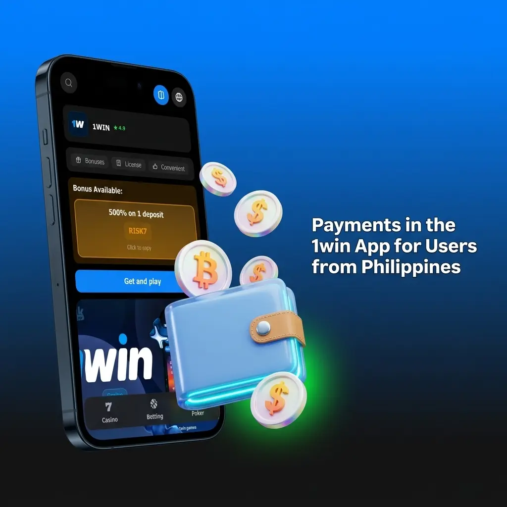 1win app payment methods for Philippines users including GCash, Maya, Visa, crypto, and bank transfer options